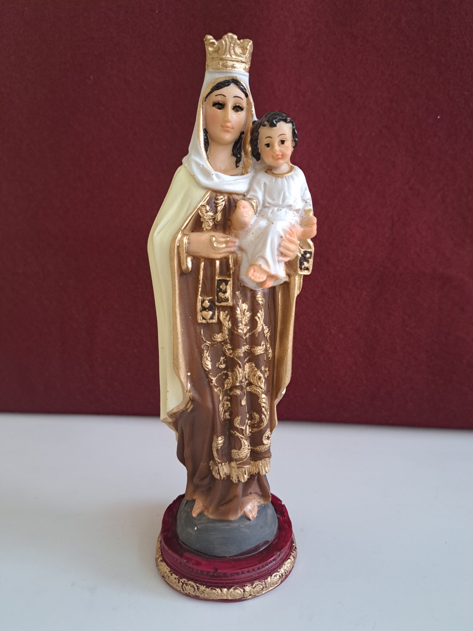 Virgen del Carmen bulto 15 cm – Paulinas México